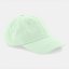 Gorra clásica "Inicial relieve" color pastel verde